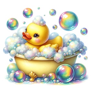 25 JPG, Rubber Duck Clipart bundle, Graphics Rubber Duck, Commercial Use, Digital download, Card Making, Mixed Media,Digital Pap er Craft