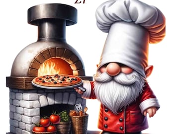 27 Chef gnome, cook gnome, cooking gnome, Cute gnome png, gnome clipart png, gnomes clipart png, clipart gnomes, chef clipart