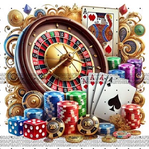 80 PNG, Casino Clipart, Fantasy Illustrations Casino Graphics, Gambling Printables, Digital Download, Unlimited Commercial Use for Crafts image 10
