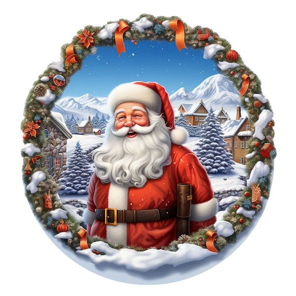 11 Santa Claus Sublimation, Santa claus clipart, Christmas clipart, Christmas sublimation, Santa clipart, Digital Download, Commercial USe