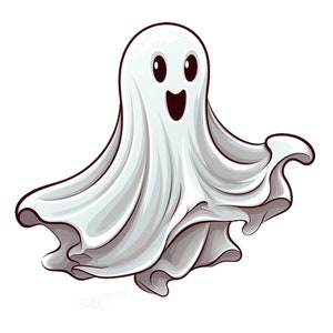 19 Halloween Clipart PNG, Ghost Clipart PNG, Ghost PNG, Commercial Use ...