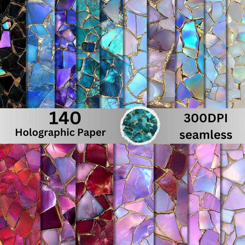 Seamless Holographic Paper 