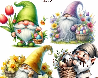 23 PNG, Pastel Easter Gnome png, easter sublimation, Easter PNG, sublimation design, happy easter png, easter gnomes png, easter gnome png