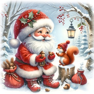 16 PNG Christmas Gnome Clipart, Winter clipart, Digital Download, Card Making, Mixed Media, Digital Paper Craft,winter gnome png