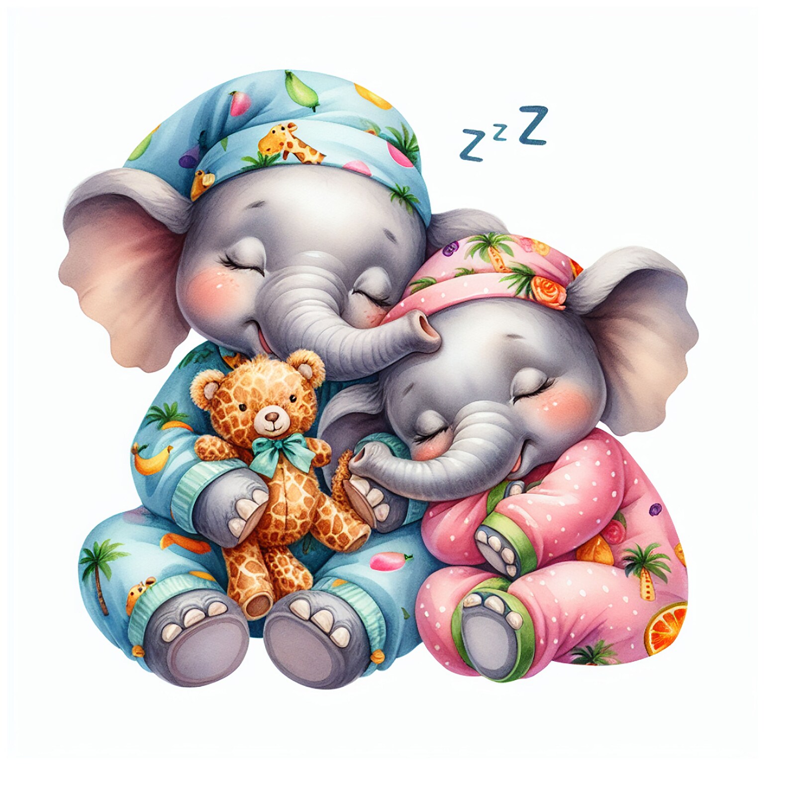 35 Png,cute Elephant Clipart Bundle,baby Boy Elephant Illustration,cute ...