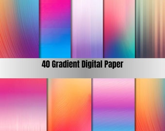 40 Carta digitale sfumata stampabile, Carta digitale sfumata, Sfondo sfumato, Sfondo sfumato, Diario spazzatura, Scrapbooking