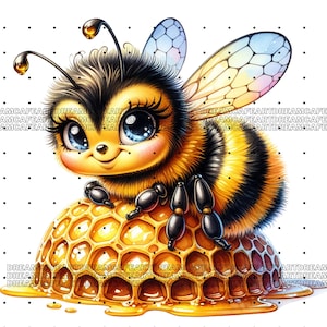 40 PNG Sweet Bees Clipart Bundle, Cute Bees Clipart bundle, Cute Bees png, Bees Clipart Bundle, Honey bee clipart bundle, Honey bee clipart