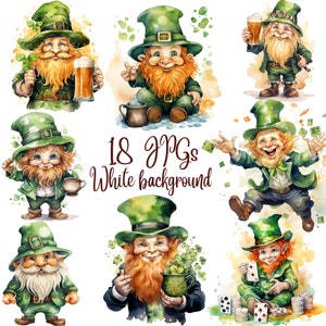 18 St.Patrick’s Day Clipart PNG, St.Patrick’s Day bundle, Digital Download - Card Making, Mixed Media, Digital Paper Craft,Christmas clipart