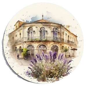 8 Lavender Clipart, watercolor lavender, Watercolor clipart, summer clipart, provence clipart, JPGs, Commercial Use,Digital Download bild 8