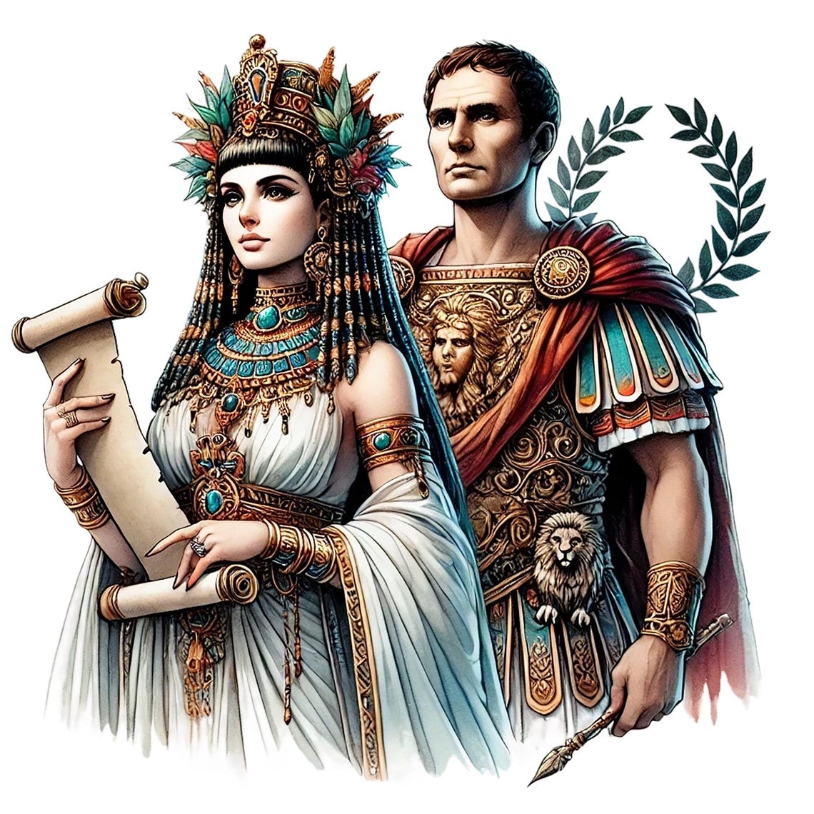 80 PNG, Watercolor Ancient Egypt Clipart Bundle, Egypt Pharaoh Clipart ...