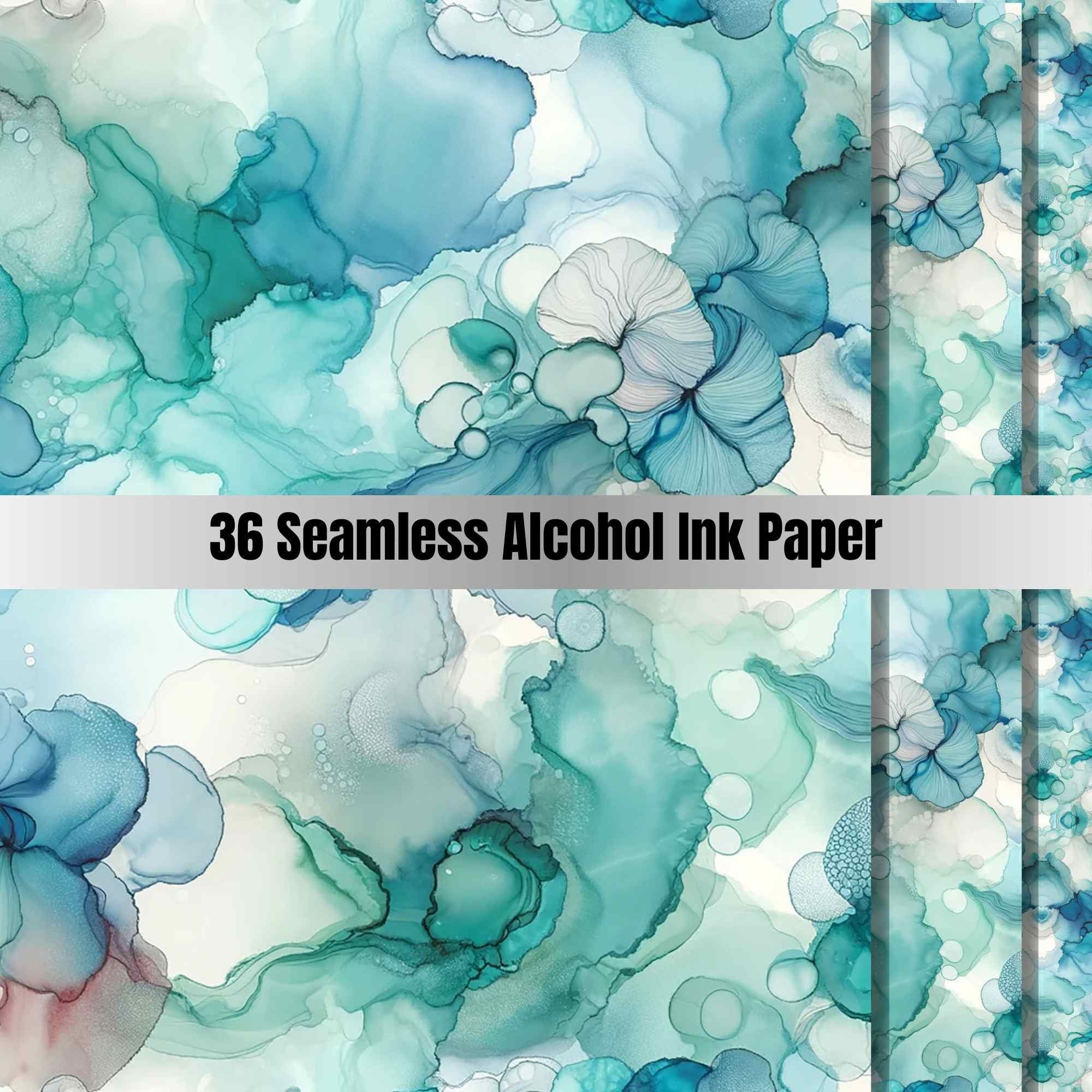 36 Alcohol Ink Seamless Digital Paper, Alcohol Ink Digital Papers ...
