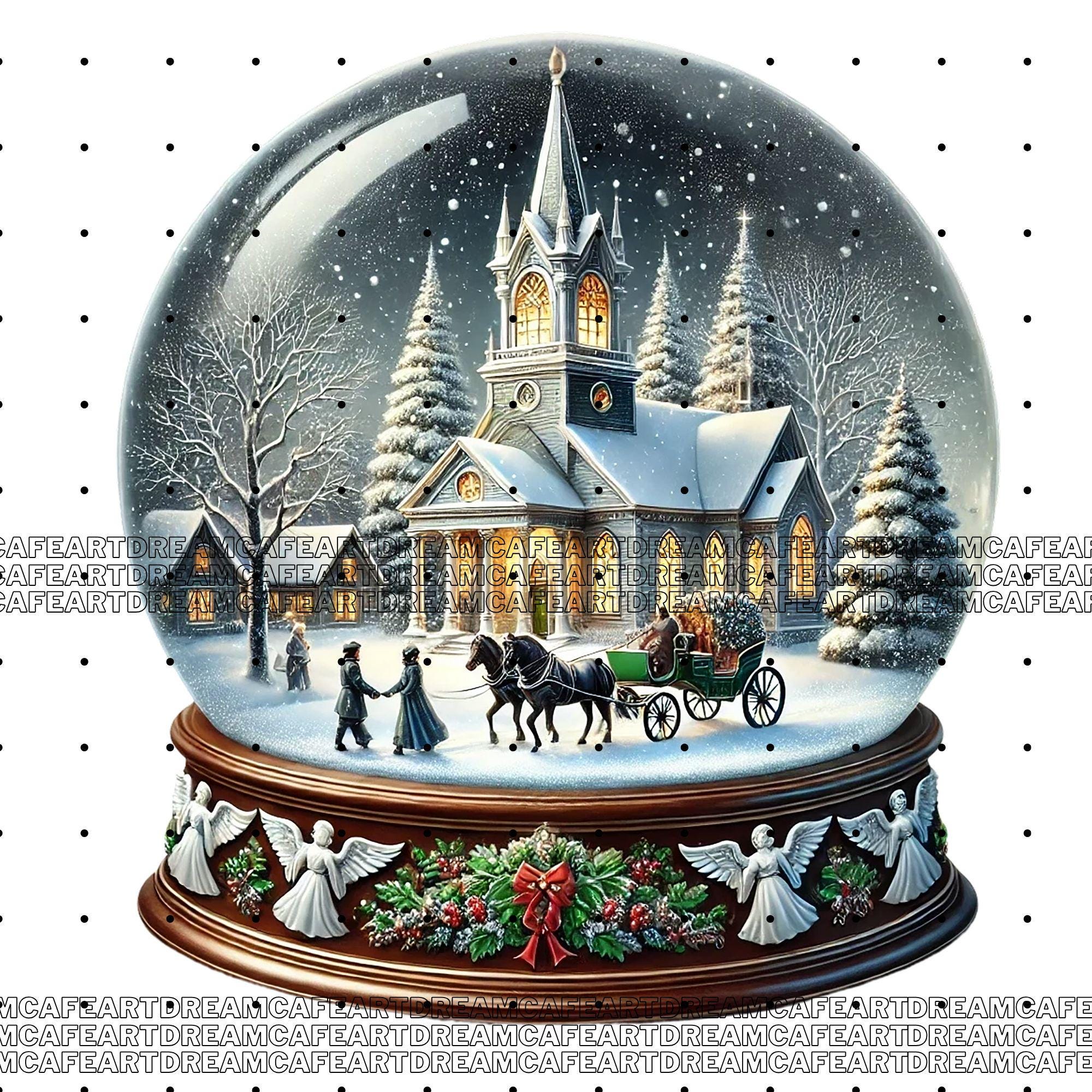 26 PNG, Christmas Snow Globes Clipart Bundle, Set 3, Festive Globe ...