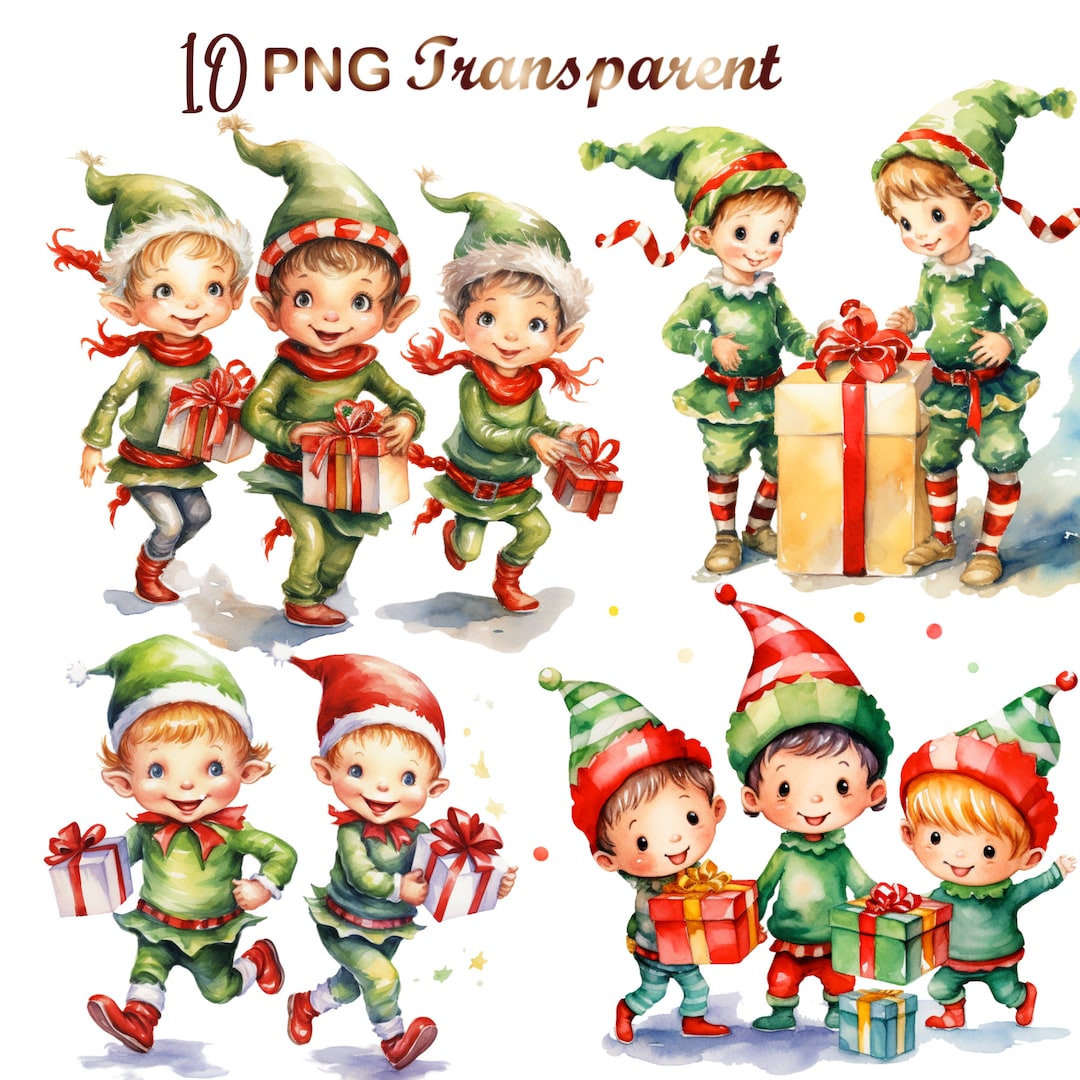 10 Christmas Elves Clipart Png, Christmas Elves Clipart,christmas Elves Png,christmas Clipart