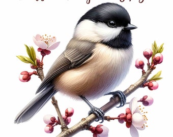 14 JPGs, Watercolor Birds Clipart Bundle, Spring Birds Clipart, Birds Bundle, Colorful Birds, Birds On Branch Clipart, bluebird clipart