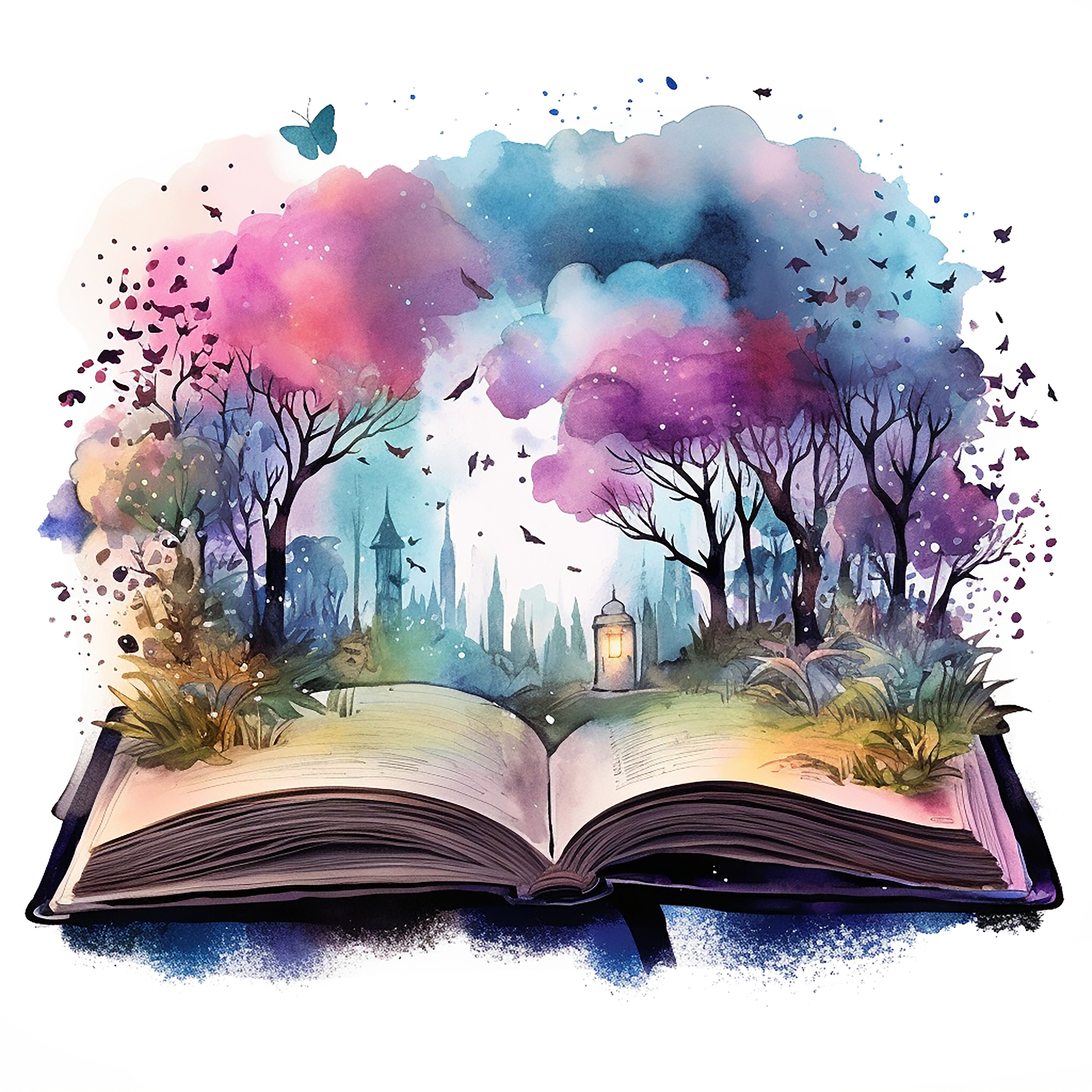 19 Spring Books Clipart, High Quality Jpgs, Nursery Art, Digital Download |  Card Making, Books Clipart, Digital Paper Craft - Etsy