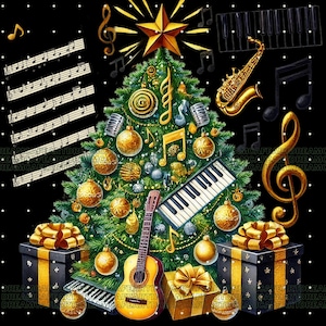 27 PNG Christmas Trees Clipart bundle, set 2,Festive Tree Illustrations designs,Instant Digital Download,Unlimited Commercial Use for Crafts image 3