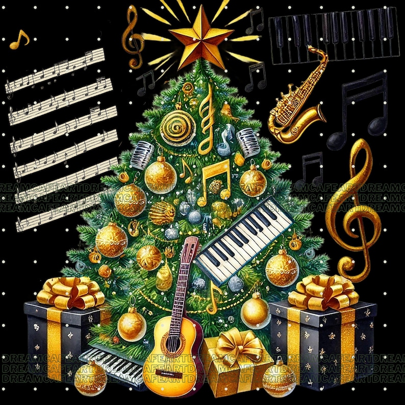 27 PNG Christmas Trees Clipart bundle, set 2,Festive Tree Illustrations designs,Instant Digital Download,Unlimited Commercial Use for Crafts image 3