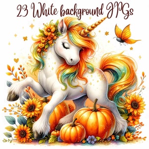 23 JPG, Baby Unicorn Watercolor Clipart, Unicorn Сlip art, cute Unicorn, Baby Unicorn, Unicorn clip art, Rainbow unicorn, unicorn bundle