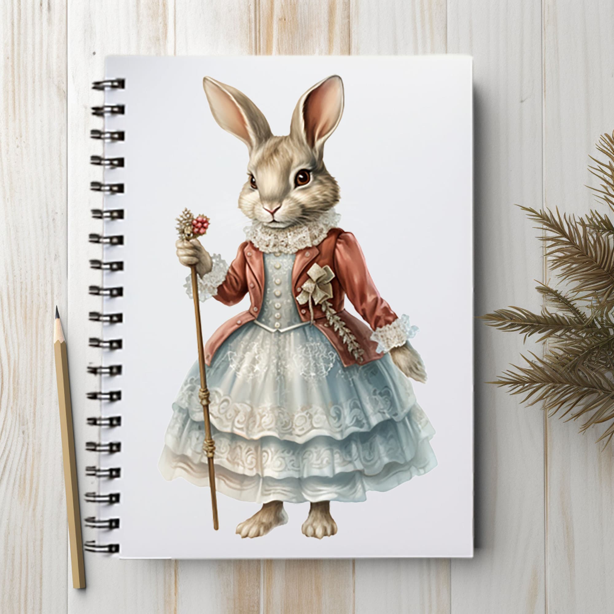 36 Fairytale Rabbit Clipart Bundle,png,fairy Tale Animal Clip Art ...