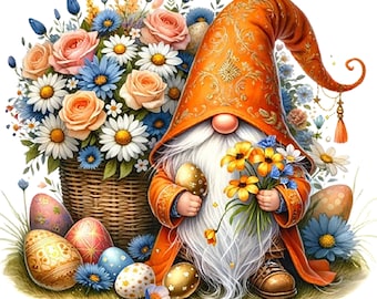 21 PNG Easter Gnome, easter sublimation, Easter PNG, sublimation design, happy easter png, easter gnomes png, easter clipart, gnome png