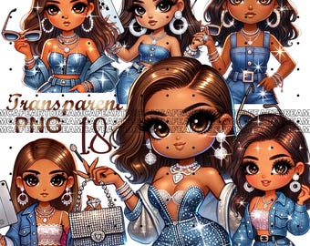 18 Chibi girl mexican png, curvy girl clipart, Latina girl clipart, mexican girl png, latina png, proud latina, latina women clipart