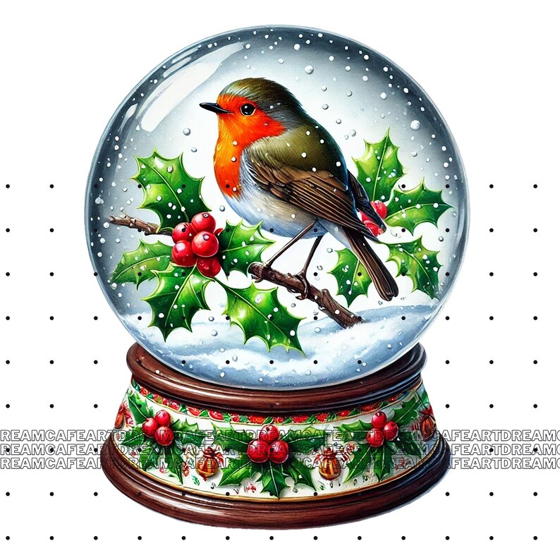 26 PNG, Christmas Snow Globes Clipart Bundle, Set 3, Festive Globe ...