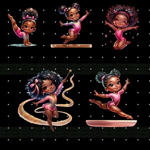 65 Gymnastics png, gymnastics clipart, gymnastics girl clipart, black girl gymnastics clipart,gymnastics girls clipart,black girl clipart image 17