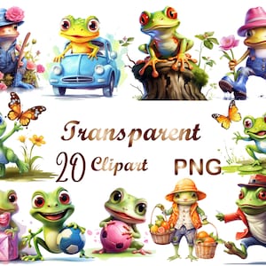 20 Frog png,frog clipart,Cute Frog clipart, cute frog png,sublimation design,frog,cute frog,frog sublimation,digital download,commercial use