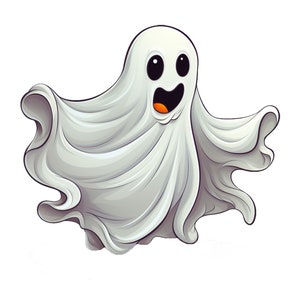 19 Halloween Clipart PNG, Ghost Clipart PNG, Ghost PNG, Commercial Use ...