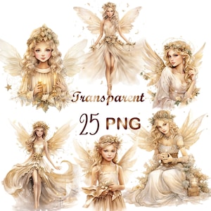 25 Christmas Fairy clipart, PNG, Christmas girl clipart, Winter clipart, Holiday clipart, Christmas clipart, Digital Download,Commercial Use