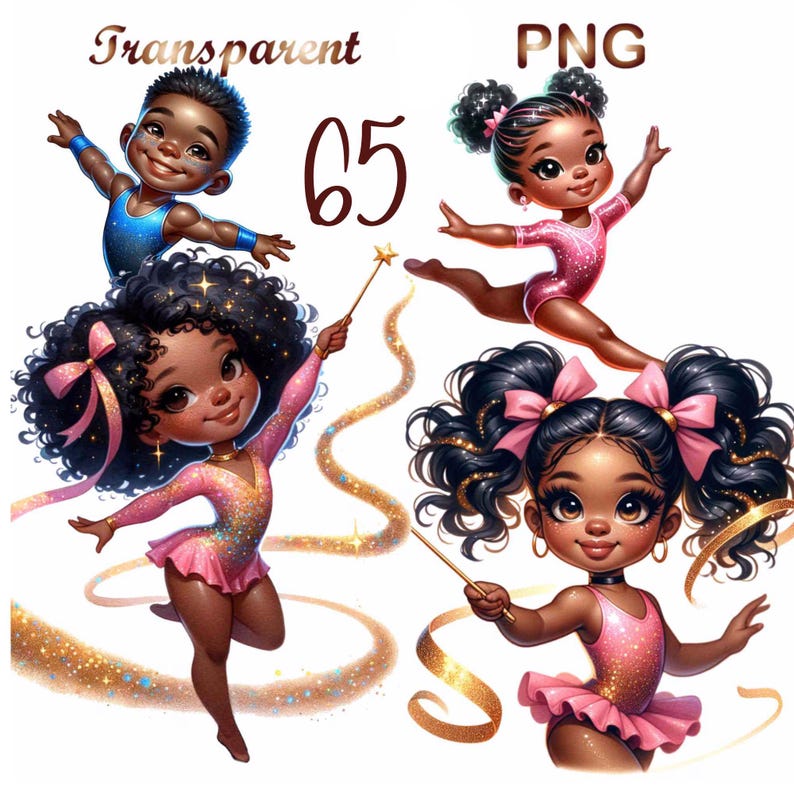 65 Gymnastics png, gymnastics clipart, gymnastics girl clipart, black girl gymnastics clipart,gymnastics girls clipart,black girl clipart image 19