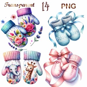 14 Baby gloves clipart,baby items clipart,newborn clipart,clipart for newborn,welcome baby clipart,baby girl clipart bundle,gender reveal
