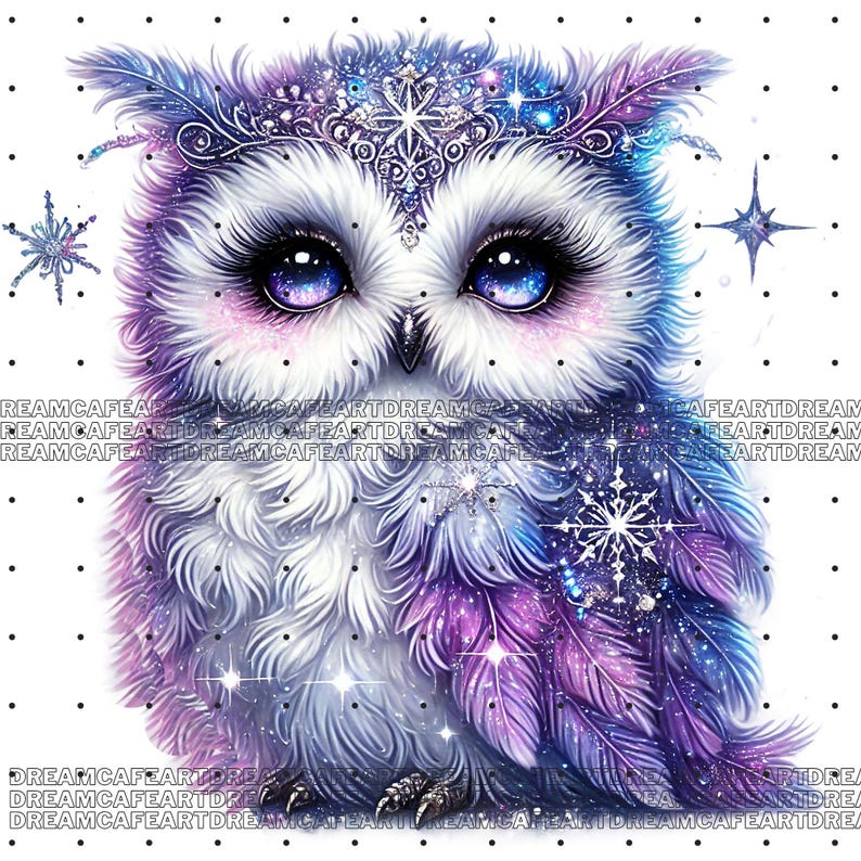 Owl Clipart bundle 135 PNG, Sparkling Owl Sublimation, Colorful Owls, Owl artwork, Owl printable, Digital Download, Card Making imagen 16