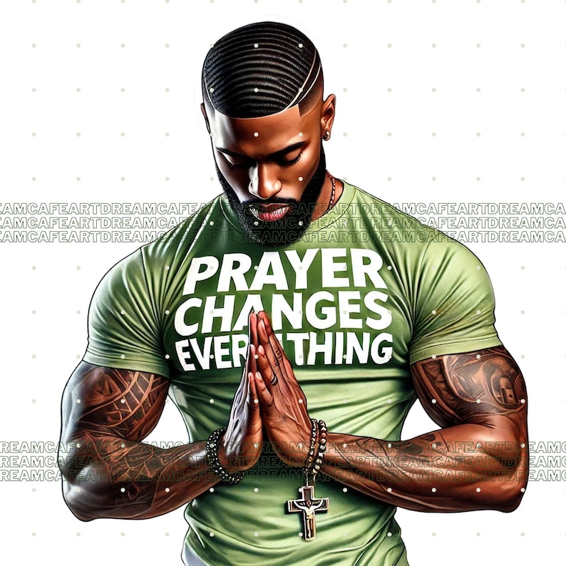 70 PNG Black Man Christian Clipart Collection African American Prayer