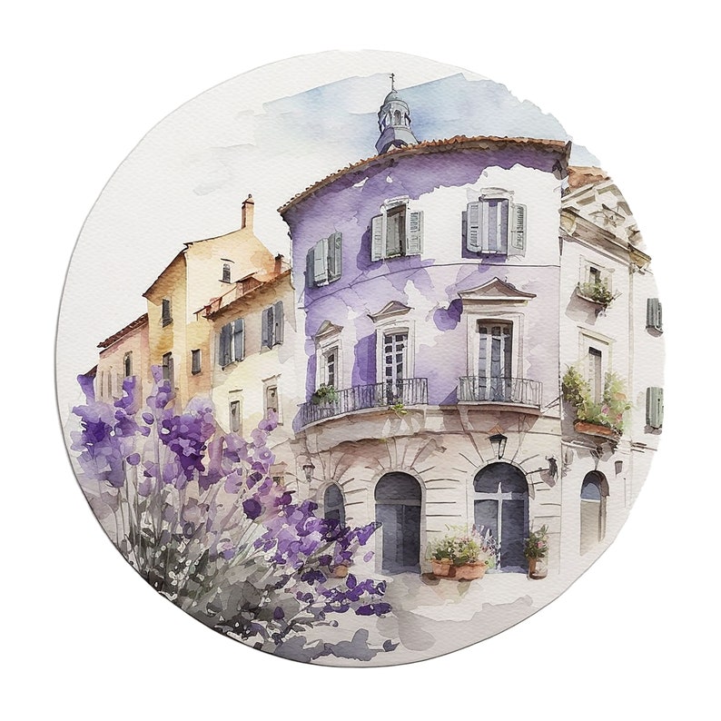 8 Lavender Clipart, watercolor lavender, Watercolor clipart, summer clipart, provence clipart, JPGs, Commercial Use,Digital Download bild 7
