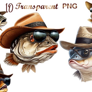10 Bass Fish PNG, Funny Bass Fish,Watercolor Bass, Fish Clipart, Fish PNG, Fishing Fish png, Fishing png, Commercial Use, Digital Download