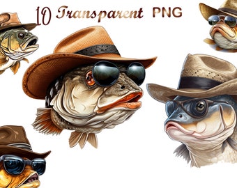 10 Bass Fish PNG, Funny Bass Fish,Watercolor Bass, Fish Clipart, Fish PNG, Fishing Fish png, Fishing png, Commercial Use, Digital Download