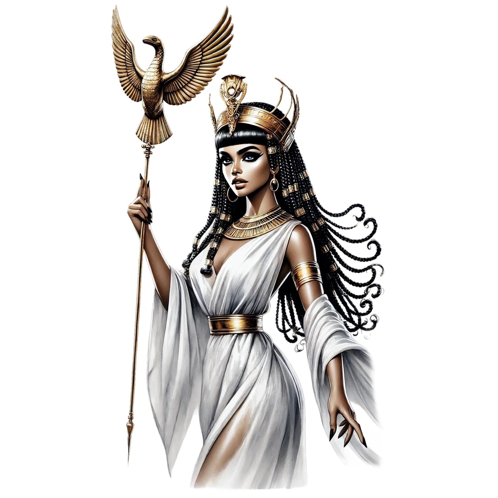 80 PNG, Watercolor Ancient Egypt Clipart Bundle, Egypt Pharaoh Clipart ...