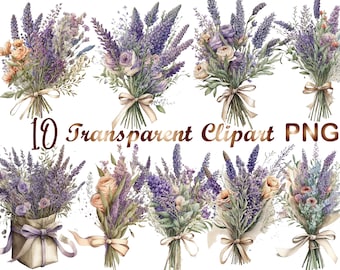 10 Lavender png, lavender clipart, watercolor lavender, lavender, lavender clip art, lavender flowers, floral clipart, lavender bouquet