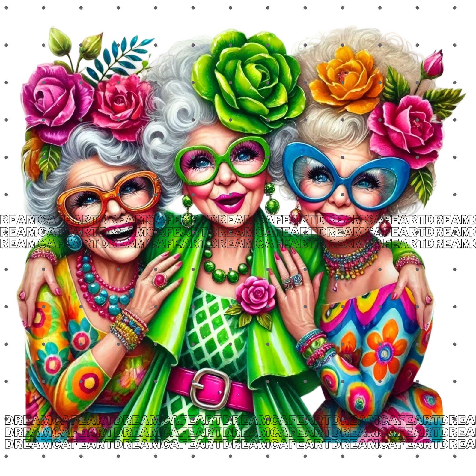 40 PNG Funny Old Ladies Clipart Bundle | Elderly Grandma PNG ...