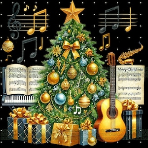 27 PNG Christmas Trees Clipart bundle, set 2,Festive Tree Illustrations designs,Instant Digital Download,Unlimited Commercial Use for Crafts image 5