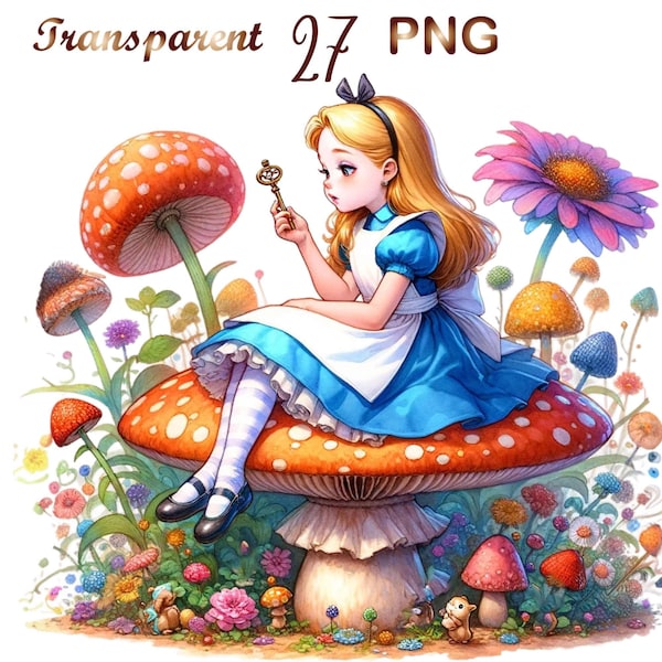 27 PNG, clipart Alice, Alice au pays des merveilles, alice png, clipart au pays des merveilles, alice au pays des merveilles png, chat de cheshire png, sublimation, pays des merveilles png