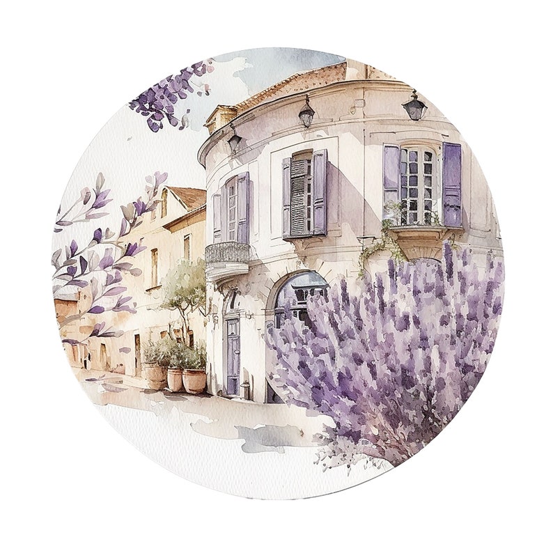 8 Lavender Clipart, watercolor lavender, Watercolor clipart, summer clipart, provence clipart, JPGs, Commercial Use,Digital Download bild 10
