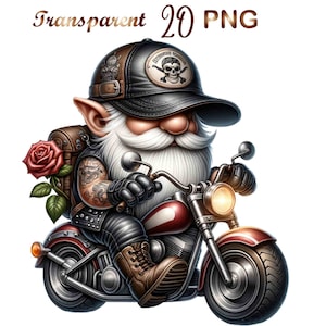 20 Clipart motociclista, Clipart bundle gnomo, motociclista gnomo americano motociclista, gnomi, download digitale, png gnomo, uso commerciale, gnomo motociclista png