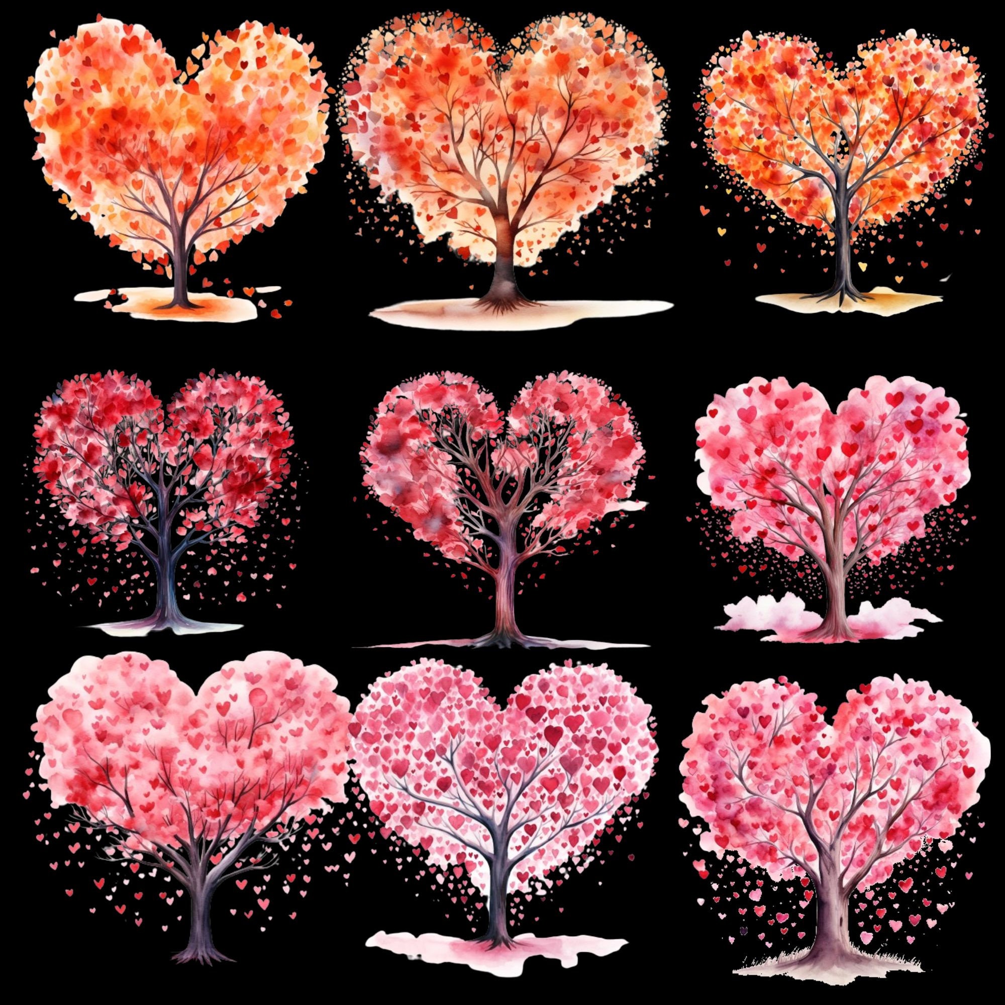 20 Valentine's Day PNG, Heart Tree Valentines Day Clip Art, Love ...