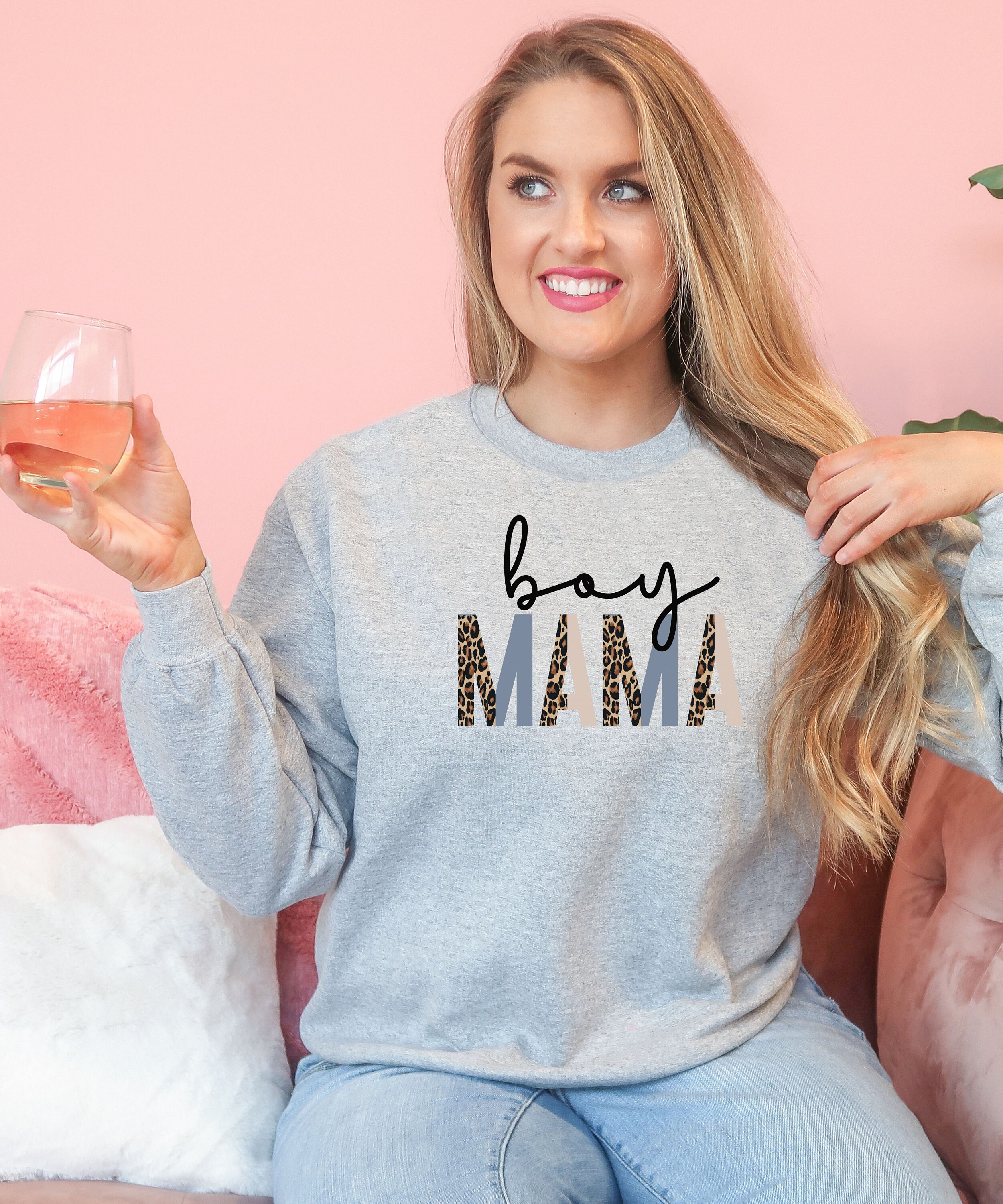 Boy Mama Sweatshirt, Boy Mama Hoodie, Boy Mama Crewneck, Mom of Boys