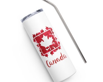 Canada Maple Leaf Design Stainless steel tumbler