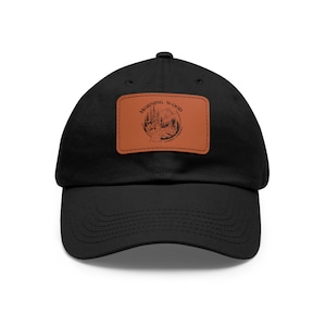 Morning Wood Lumber Company Dad Hat with Leather Patch (Rectangle), Gifts For Him, Funny Hat, Men&#39;s Gift