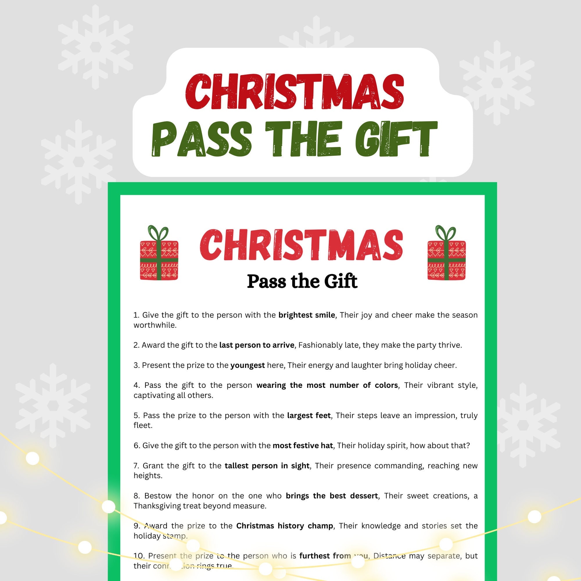 Christmas Pass the Gift Game Editable | Christmas Pass the Present Games Printable | Pass the Prize Gift Holidays | Christmas Group Game - Etsy christmas-pass-the-gift-game-editable-christmas-pass-the-present-games-printable-pass-the-prize-gift-holidays-christmas-group-game-etsy