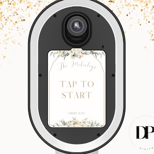 Photo Booth Tap to Start & Idle Screen, Customizable Tap To Start, Salsa Booth, Guest interface, Guac Tap To Start, Photo Booth Idle Screen
